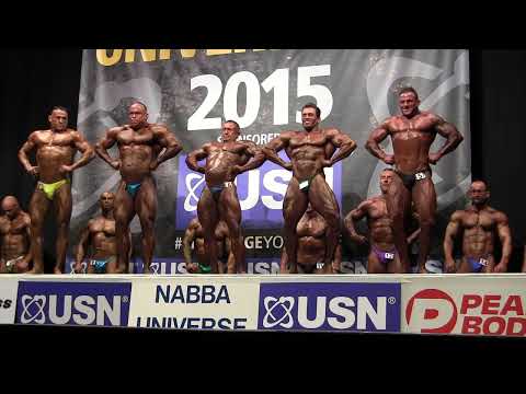 NABBA Universe 2015 - Masters Over 40 - Comparison 2