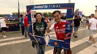 Llega el día de la final de la Champions, así lo viven los fans en Budapest