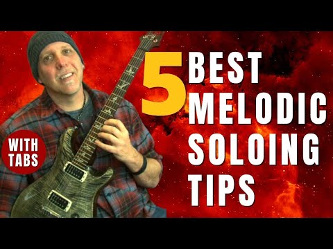 Soloing Secrets - 5 Best Melodic Lead Guitar Tips - with FREE Jam Tracks