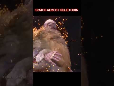 KRATOS ALMOST KILLED ODIN | GOD OF WAR RAGNAROK #shorts  #godofwarragnarok #kratos #odin