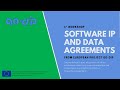 Software IP and Data Agreements - Workshop