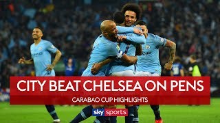 Man City beat Chelsea on penalties | Carabao Cup Final 2019 | Highlights