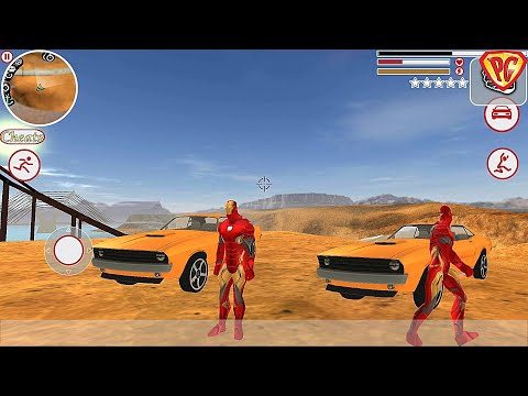Super Iron Rope Hero - Fighting Gangstar Crime #1 New Update New Game