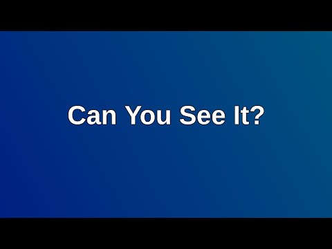 20210516 PM: Can You See It?