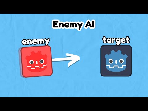 Create AI Enemies in Godot4 2D | Godot simple enemy tutorial .