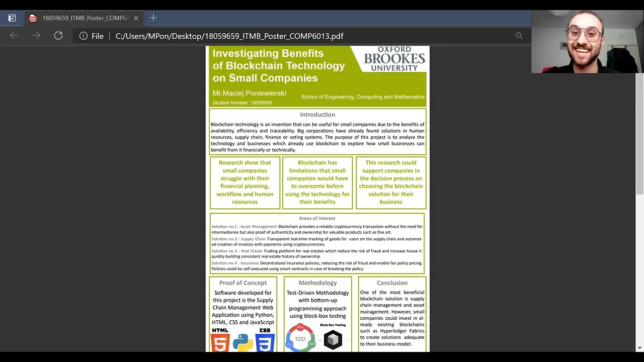 Blockchain Supply Chain Dissertation video thumbnail
