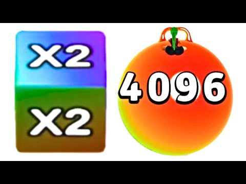 Yoga Color Ball Run 2048 vs Merge Jelly Run 2048 - Level Up Rainbow Cube #cutiepie22yt