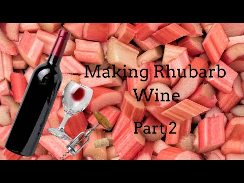 Making Rhubarb Wine - Part 2: Primary Fermentation