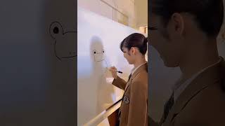 #かわいい　教室でお絵描き?の巻??