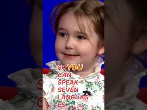 4-Year-Old Bella: The World’s Youngest Multilingual Prodigy" #childprodigy #childgenius