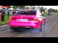 Tuned Cars Leaving German Car Show 1050HP Turbo S 800HP M5 E63S 700HP RS3 Golf R 800HP X3 M