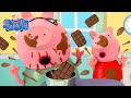 Peppa Pig English Episodes Peppa Pig Toys Making A Chocolate Birthday Cake With Peppa Pig