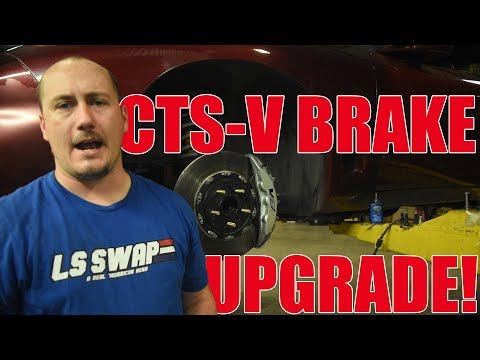 F body CTS-V Brake Upgrade!
