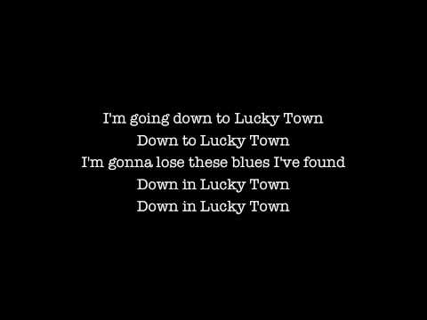 Bruce Springsteen - Lucky Town (Lyrics)