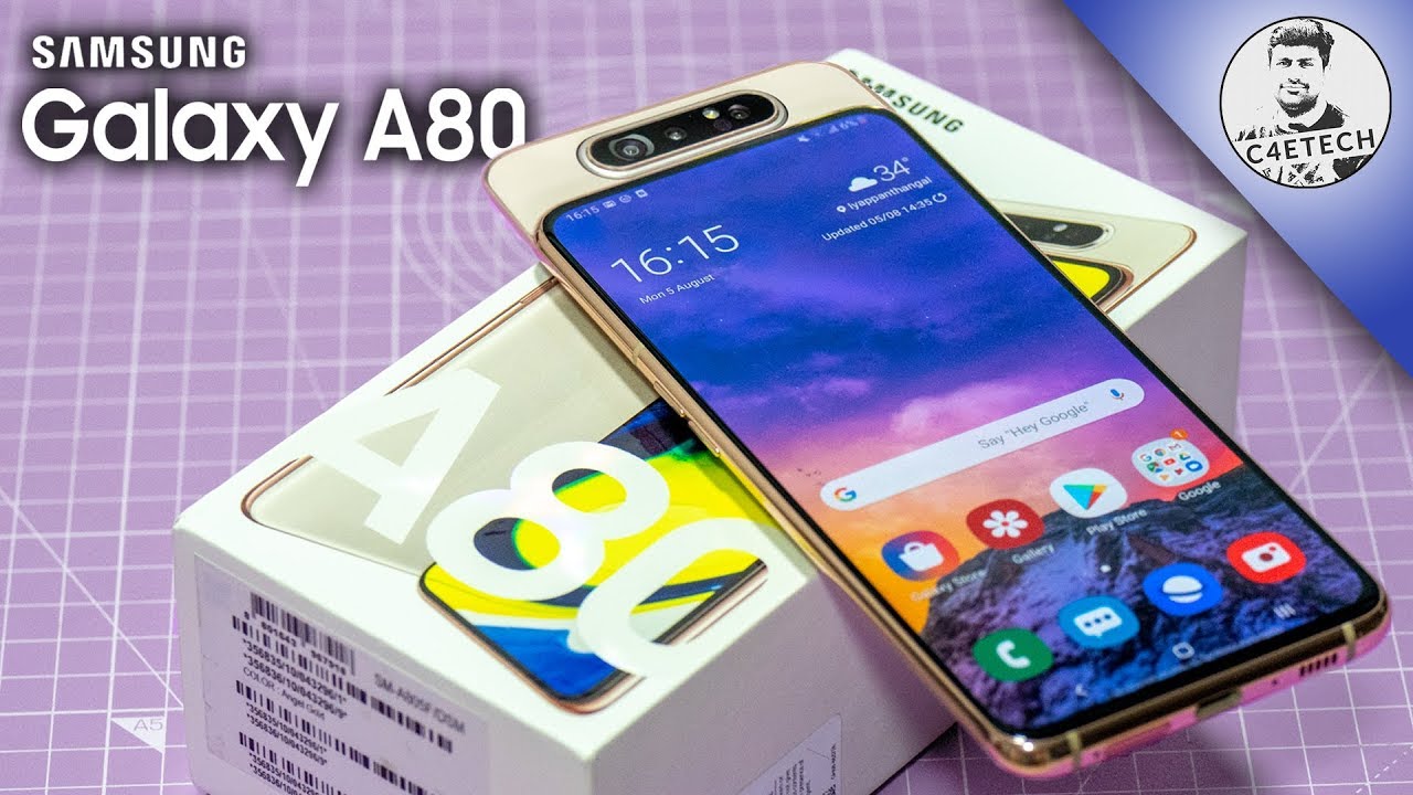 Samsung Galaxy A80 (Swivel Cam | SD730G | All Screen Infinity) - Unboxing & Hands On Review
