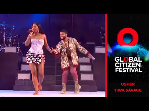 Usher Intros 'Somebody's Son' with Tiwa Savage | Global Citizens Festival: Accra
