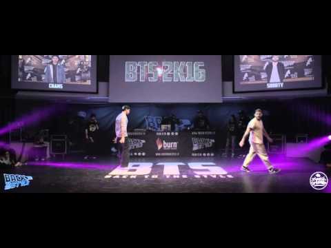 BTS 2K16 - 1/4 FINAL BATTLE POPPING - CHAMS VS SHORTY