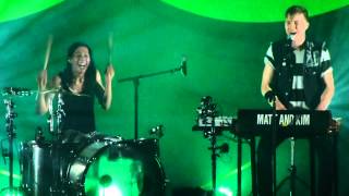 “Make a Mess” Matt & Kim@Electric Factory Philadelphia 4/17/15 New Glow Tour