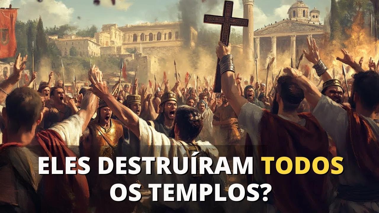 Até onde foi a destruição dos cristãos fanáticos no fim do Império Romano?