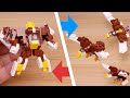 Micro LEGO brick eagle transformer mech - Eagle Fighter (similar to SilverBolt)
