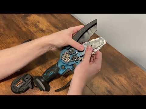 How To Assemble A Mini Electric Chainsaw (Saker)