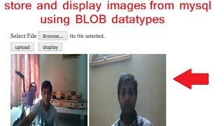PHP: store and view and delete images from mysql database  (BLOB datatypes)