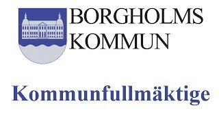 preview picture of video 'Borgholm kommunfullmäktige, 23 Maj 2014'