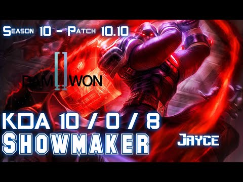 DWG Showmaker JAYCE vs AKALI Mid - Patch 10.10 KR Ranked