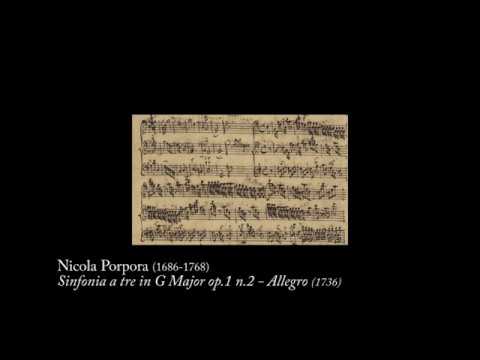 Nicola Antonio Porpora - Sinfonia a tre op.2 n.1 in G Major (1736)