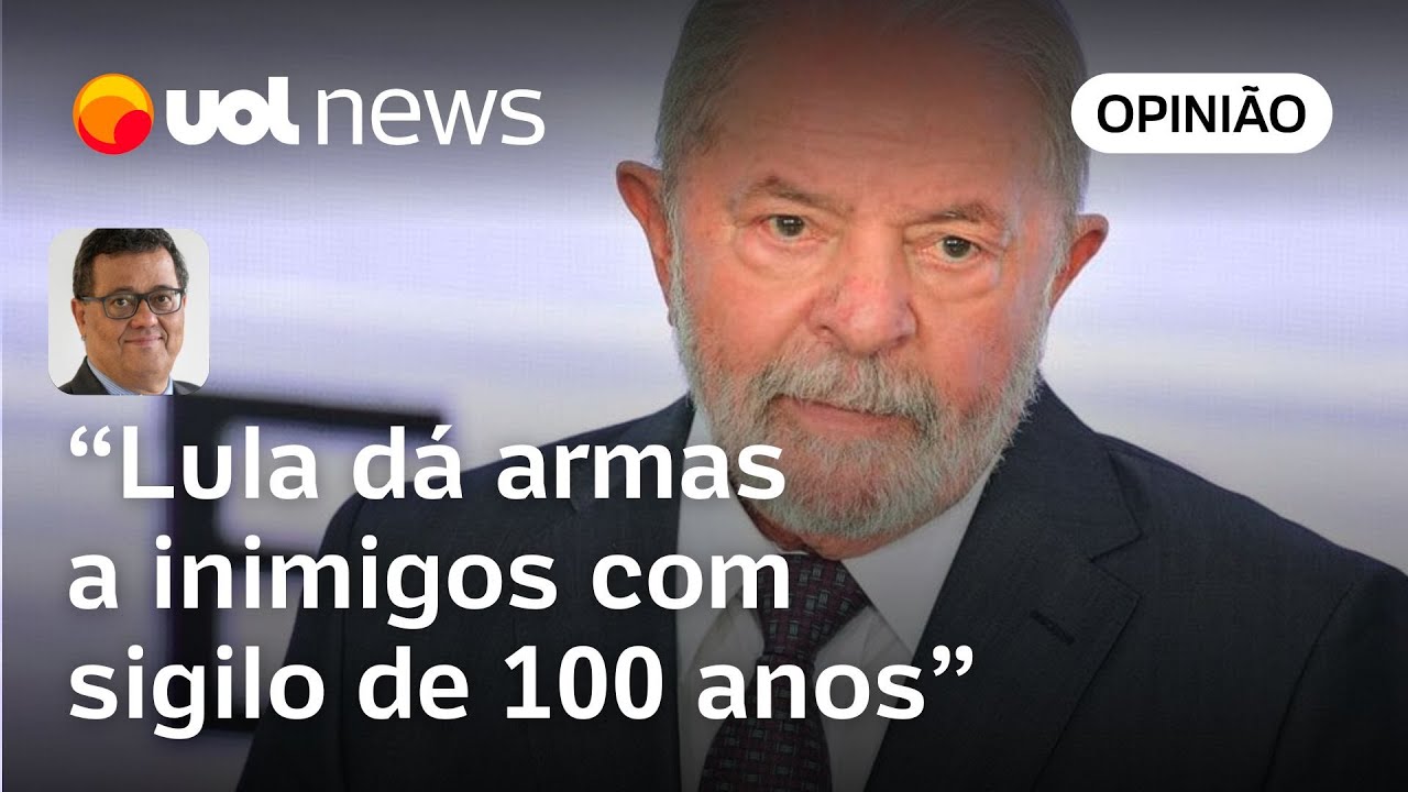 Governo Lula colocar 100 anos de sigilo é pior do que o Bolsonaro | Tales Faria