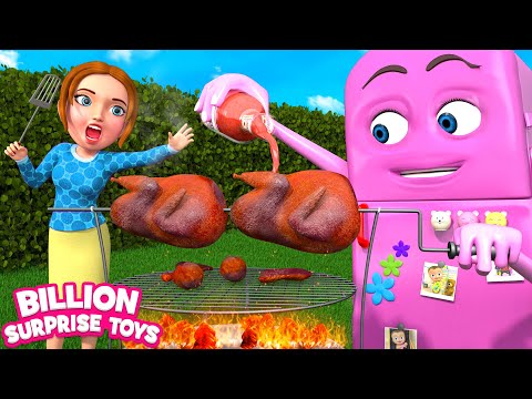 Kulkas fantasi bermain dengan anak-anak 🤾 Lagu Anak | BST Kids Bahasa Indonesia