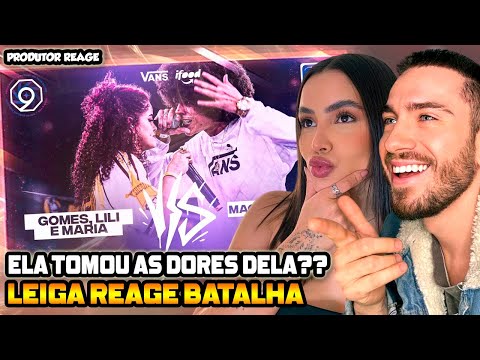 LEIGA REAGE (LEI DO EX?) GOMES, LILI E MARIA X MAGRÃO, MENOR E VITU | BDA 9 ANOS (REACT)