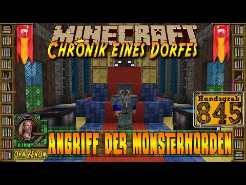 Minecraft #845-Chronik eines Dorfes-Angriff der Monsterhorden[HD+Deutsch]