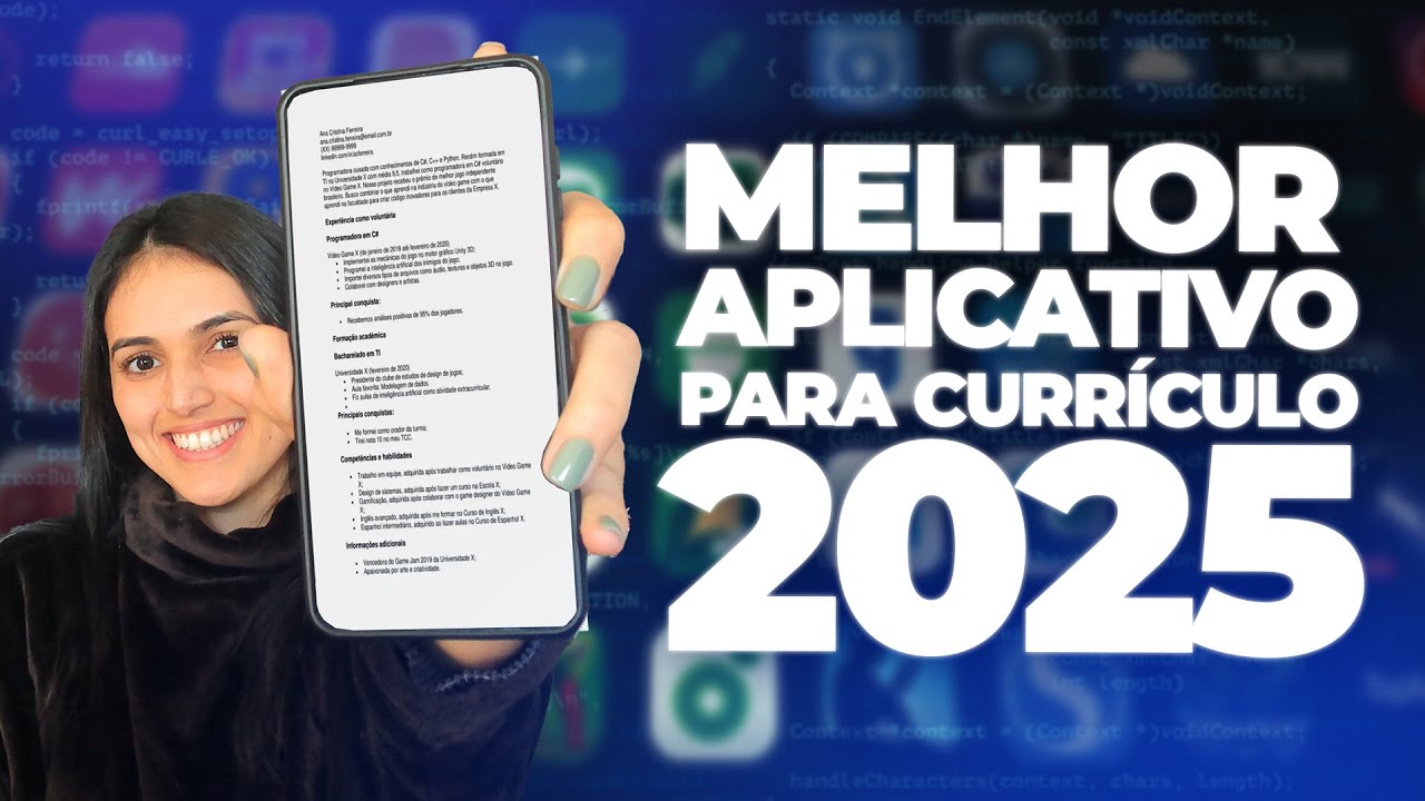 Como fazer CURRÍCULO PELO CELULAR? 2025