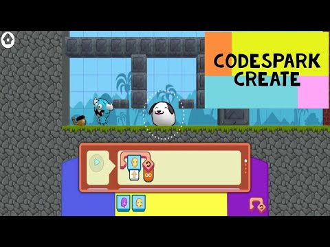 CodeSpark Create - How to Make a Game, Story, Foo in Codespark Academy Gameplay Tutorial