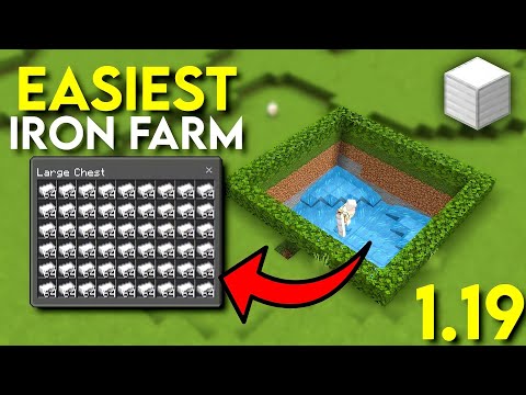 TadCreeper - Minecraft Bedrock : Simple Iron Farm Tutorial (MCPE,Xbox,PS4,Nintendo Switch,Windows10)