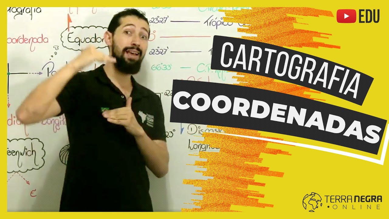 Coordenadas geográficas, latitude, longitude, e Cartografia!