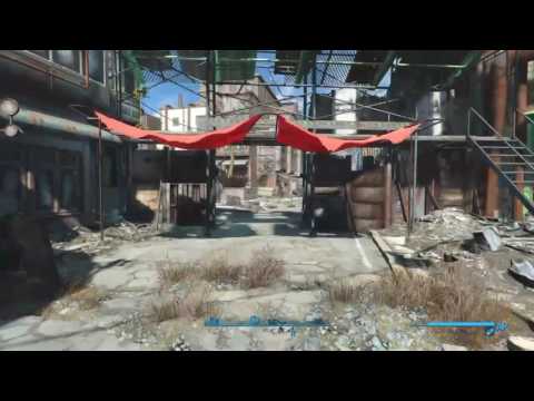 Fallout 4: entering diamond city without talking to piper, or using a jetpack.