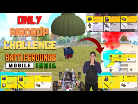 I Try Only Airdrop Gun Challenge For The First Time And Got Best Loot But Can I Win This Time