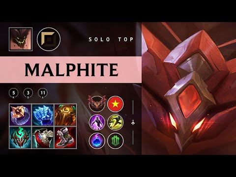 Malphite Top vs Jayce - VN Grandmaster Patch 25.22