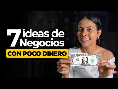 7 NEGOCIOS RENTABLES CON POCO DINERO 😱