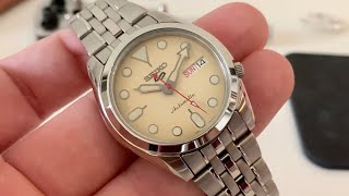 Seiko SNK Mod with SRPD Beige Dial - Vintage Class!