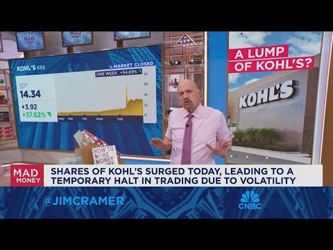 When it comes to Kohl's, the shorts could be in for trouble, says Jim Cramer