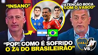 TV ARGENTINA PREOCUPADA COM O VASCO E DISPUTA DO Z4 DO BRASILEIRÃO