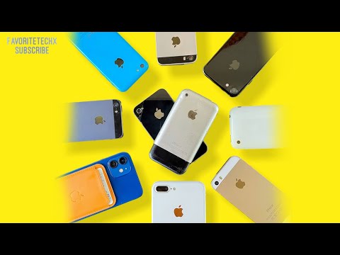 iPhone 2G vs all iPhones I have 😏