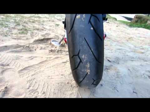 D-Tracker KLX250sf Zeta SX-3 HANDLEBAR 1 1/8 in (28.6mm) & UX3 CLAMP & Pirelli Diablo Rosso 2.avi