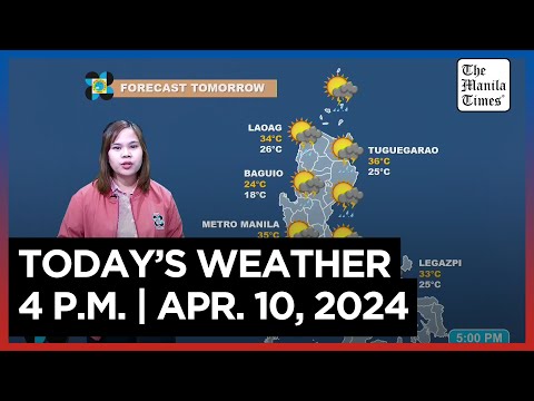 Today's Weather, 4 P.M. Apr. 10, 2024