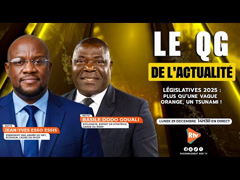 Le QG de l’Actualité du Lundi 29 Décembre 2025