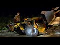 Street Outlaws OKC - BAD CRASH | Jeff Lutz vs Damon.