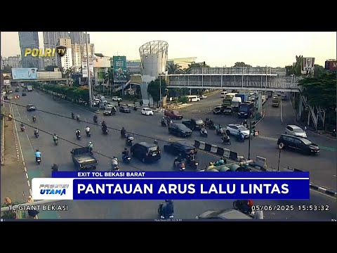 NTMC POLRI - PANTAUAN ARUS LALU LINTAS SORE 05/06/25
